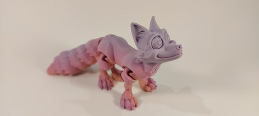 Articulated 3D Printed Fox Figurine