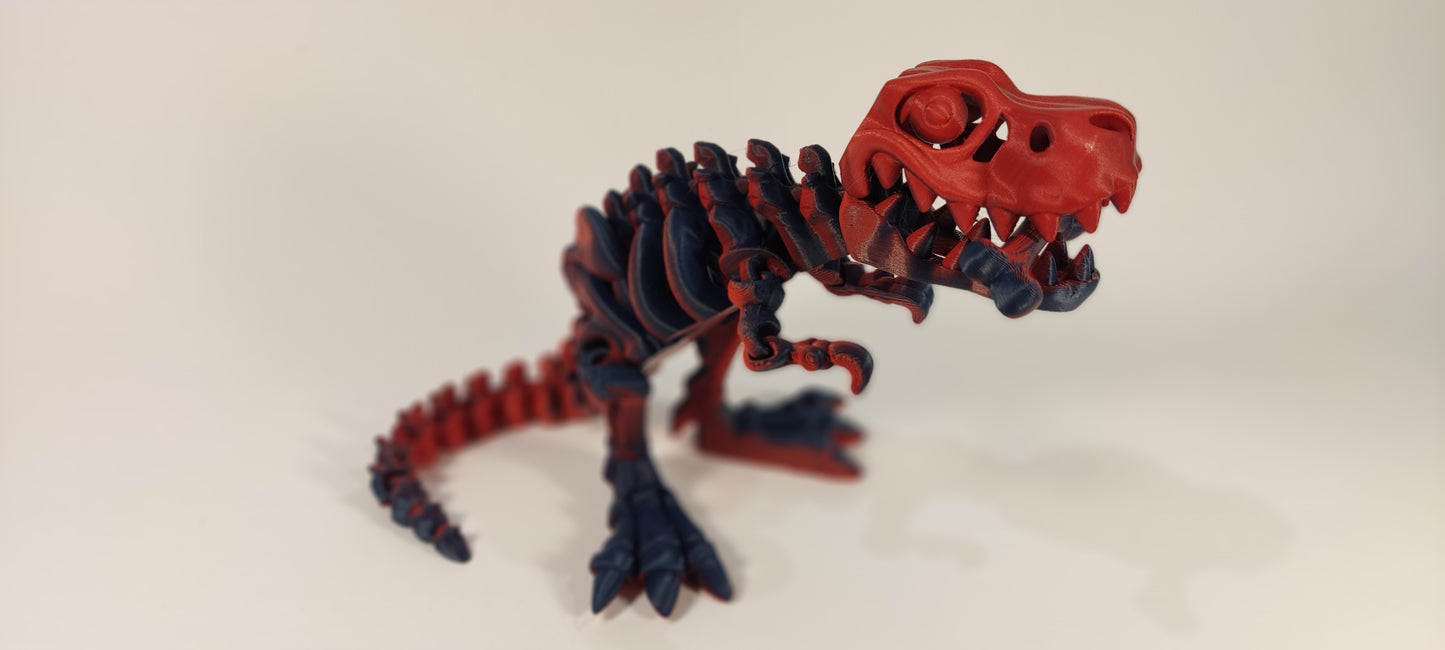 Tyranno-fun: Playful 3D Printed T-Rex Model